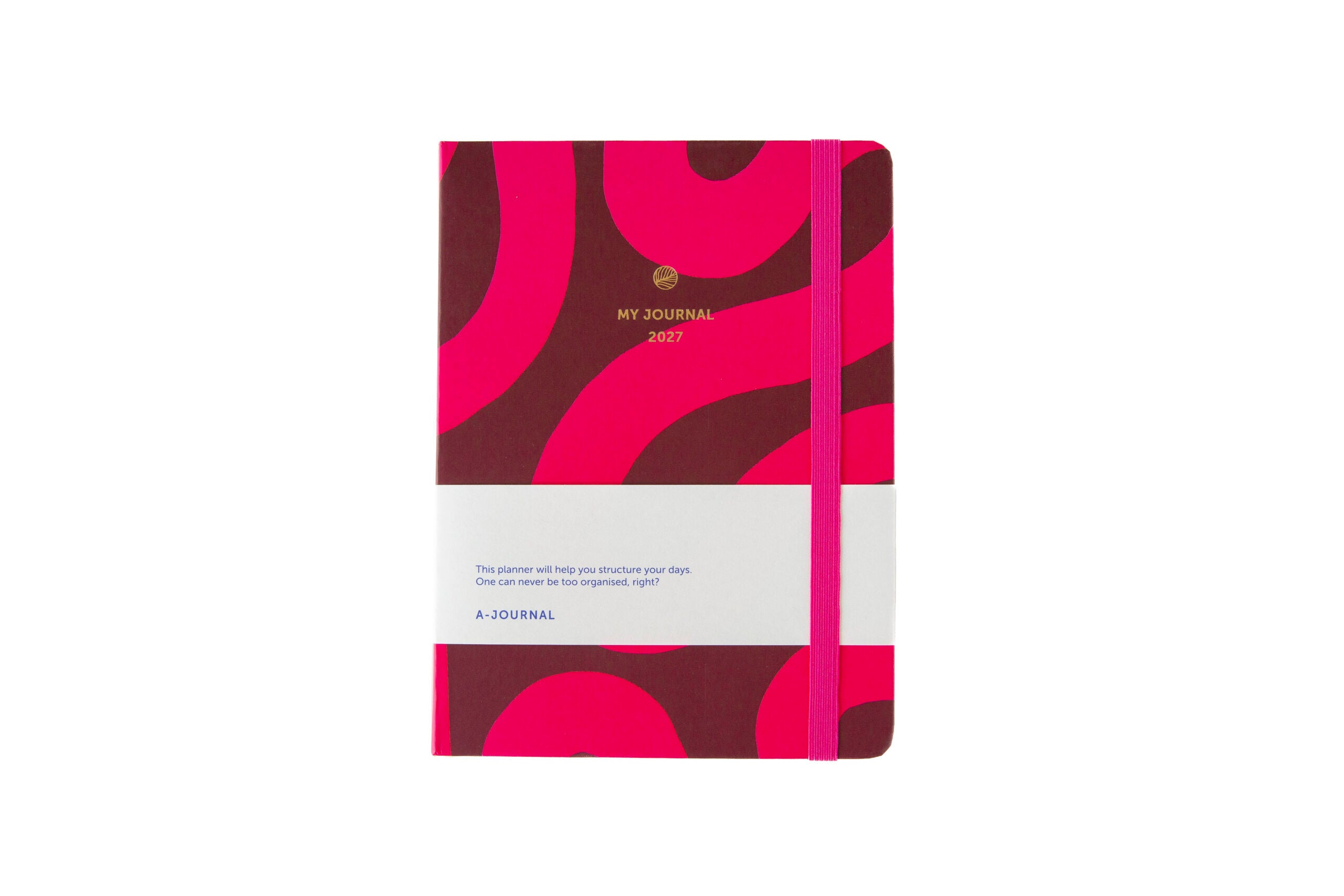 2027 My Journal Weekly Diary - Flow Fuchsia Pink