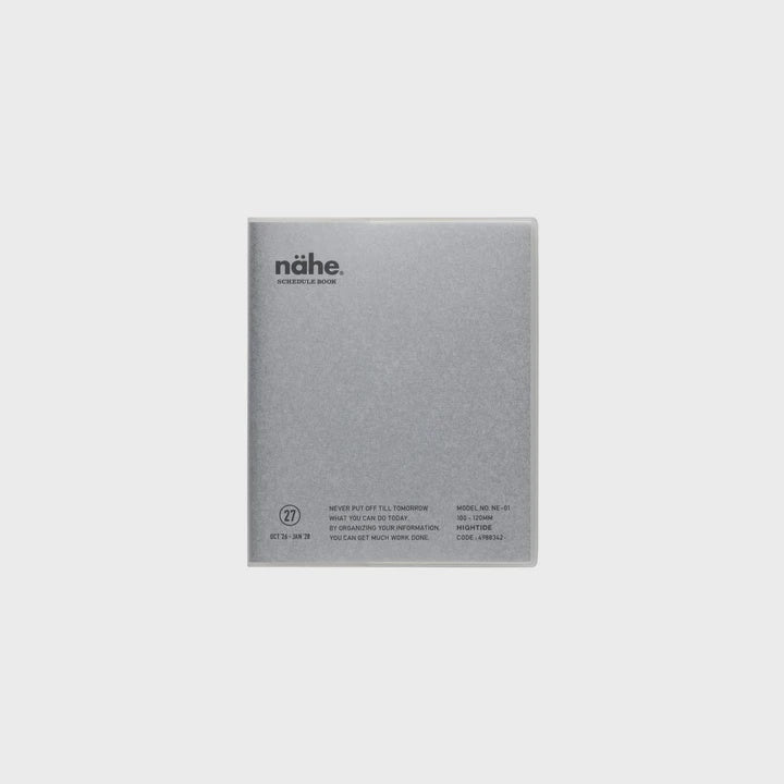 2027 Nahe Pocket Monthly Diary - Silver