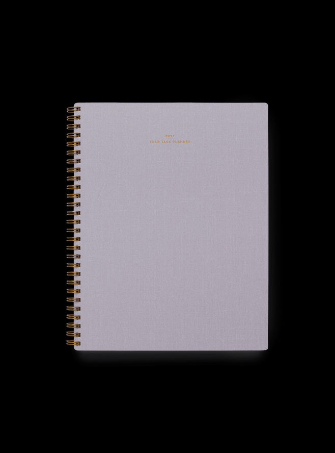 2027 Year Task Planner - Lavender Grey