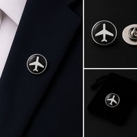 Aeroplane Lapel Pin Badge