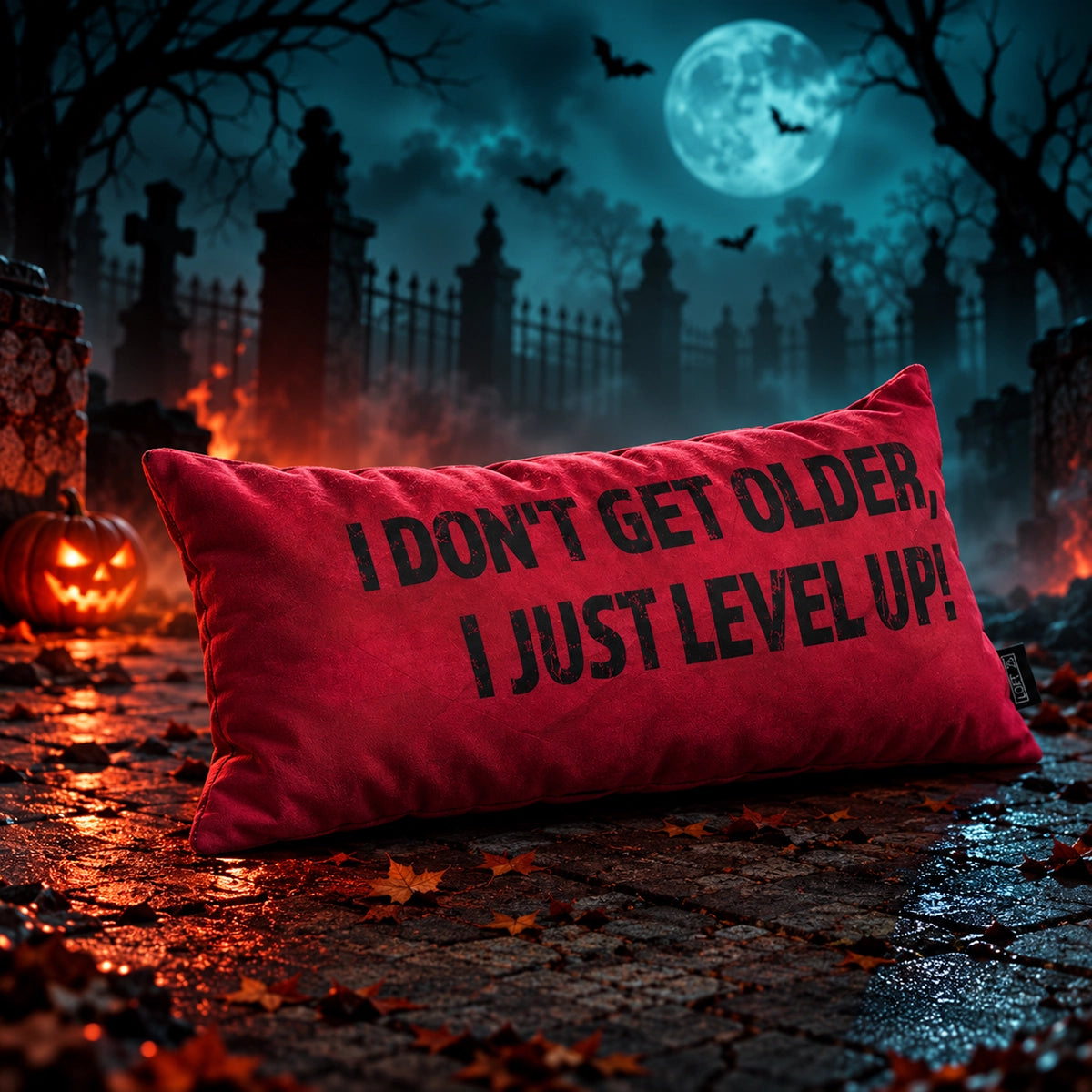 Gaming Cushion - I Don't Get Older, I Just Level Up! - Yellow