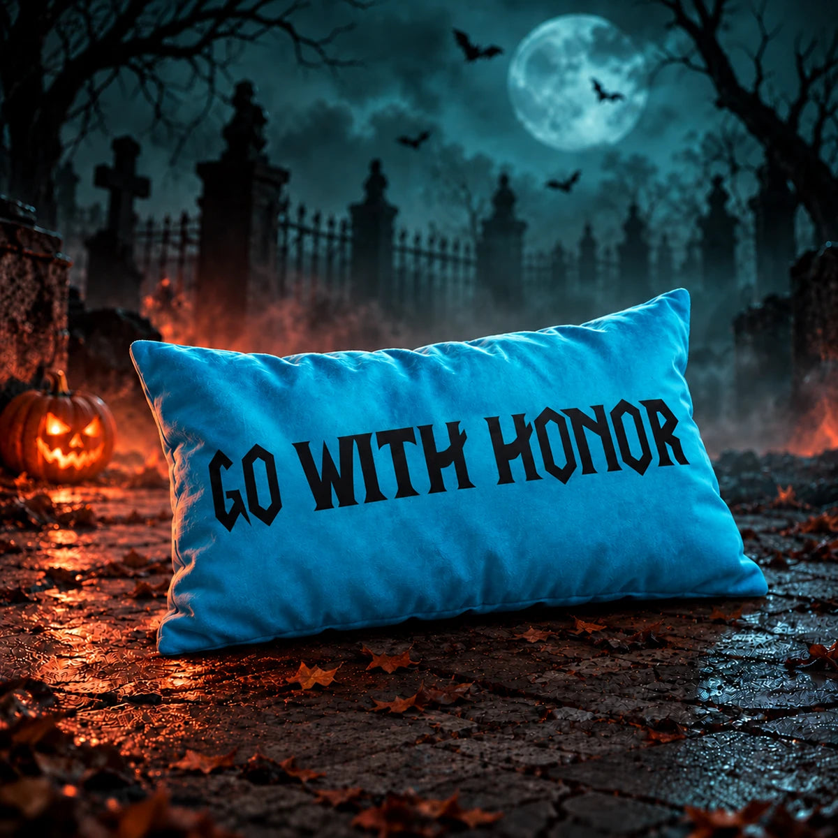 Gaming Cushion - Go With Honor - Blue