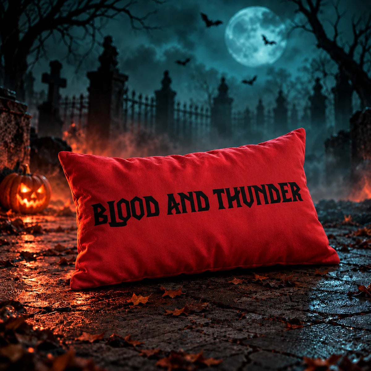 Gaming Cushion - Blood and Thunder - Red