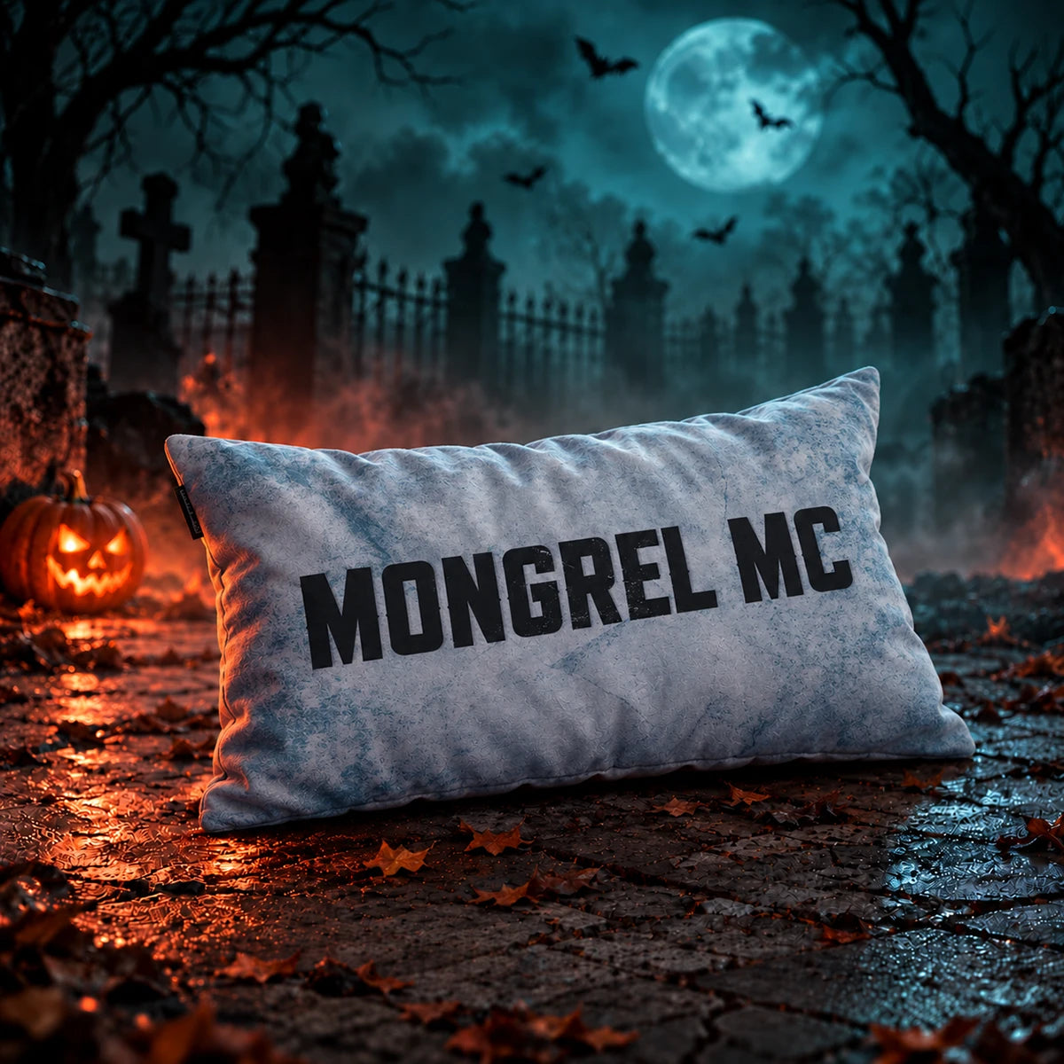 Gaming Cushion - Mongrel MC - Grey