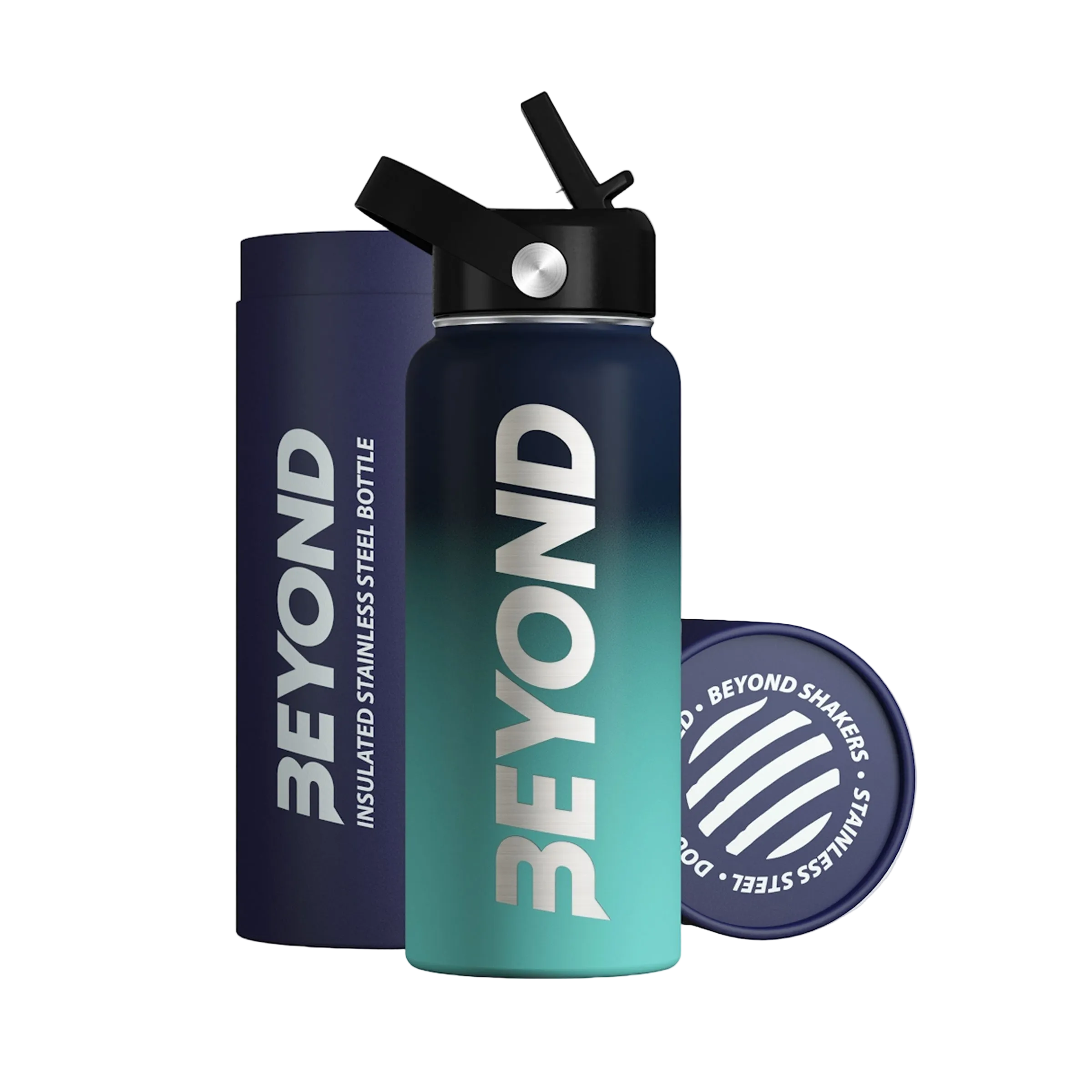Light & Dark Blue Bottle